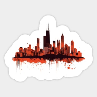 Chicago Skyline Sticker